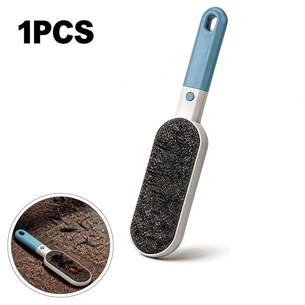 Reusable Lint Remover, 1 Count Double Sided Pet Hair Remover, Manual Static Dust Brush, Durable Pet Hair Removal Tool for Clothes, Sofa, Furniture, Bedding, Carpet
