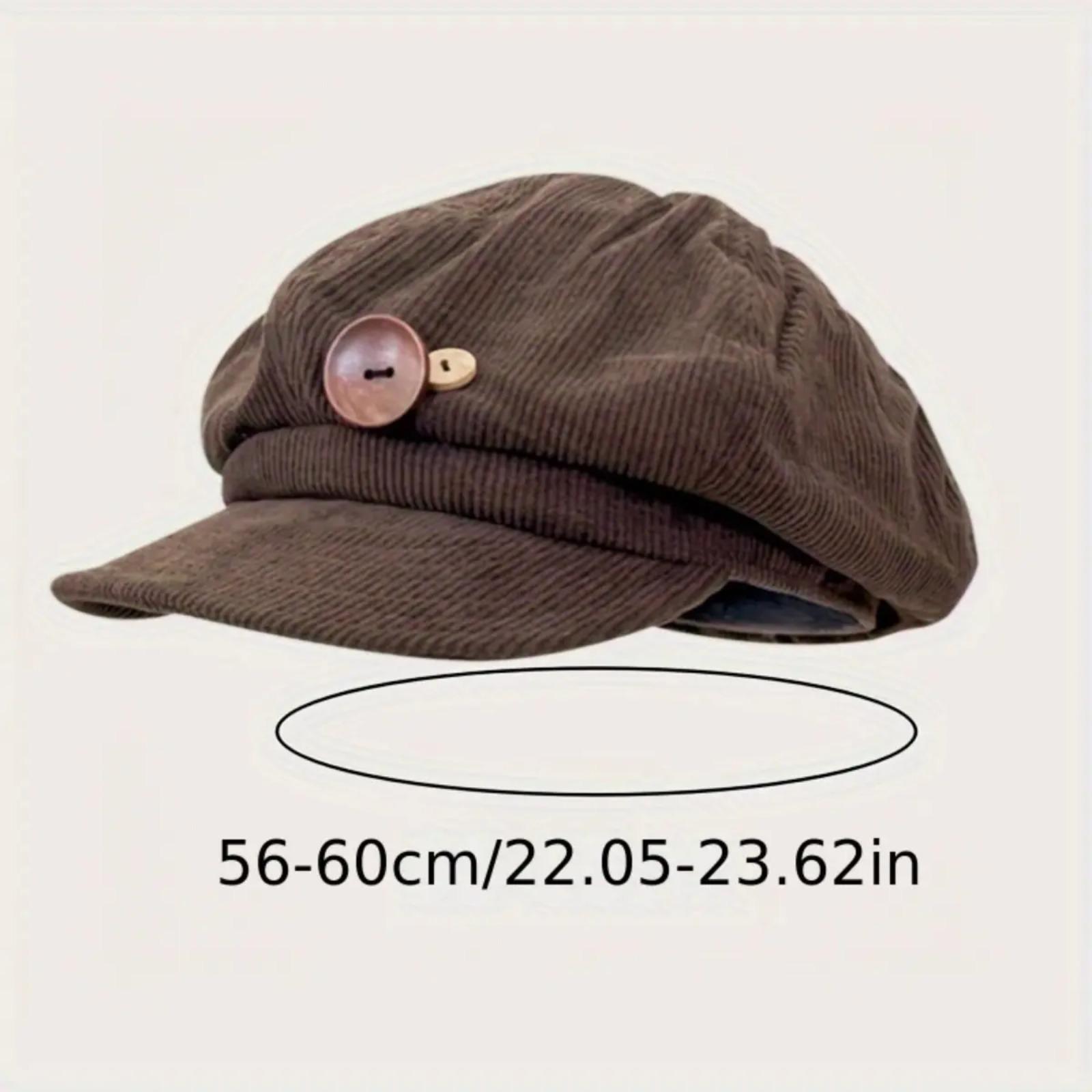 Unisex Vintage Octagonal Beret - Japanese Style Button-Top Baker Boy Newsboy Cap, Soft Flannel Artist Hat, Lightweight Comfortable Fall Streetwear Hat for Women, Travel & Photoshoot Outfits, Hats For Women Unisex Vintage Octagonal Beret - Japanese Style Button-Top Baker Boy Newsboy Cap, Soft Flannel Artist Hat, Lightweight Comfortable Fall Streetwear Hat for Women, Travel & Photoshoot Outfits, Hats For Women