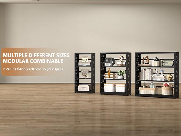 【 DealsforYouDays 】Multifunctional Home Organizer Rack 16" Width 3-Tier Adjustable Metal Bookshelf Display Shelving for Collectibles Plants Bedroom Office Storage 【 DealsforYouDays 】Multifunctional Home Organizer Rack 16" Width 3-Tier Adjustable Metal Bookshelf Display Shelving for Collectibles Plants Bedroom Office Storage