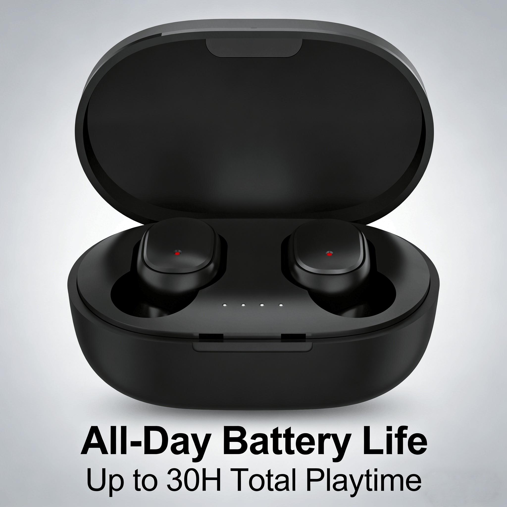 Bluetooth-compatible Compatible Wireless Earbuds, Stereo In-Ear Design, Touch Control, High-Quality Hi-Fi Microphone, Universal for Smartphones
