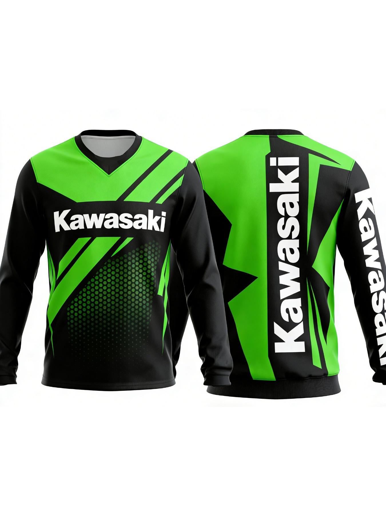 T-shirt and Long Sleeved Personalized Motorcycle Shirt, Motorcycle Sports Fitness Men's and Women's Outdoor T-shirt