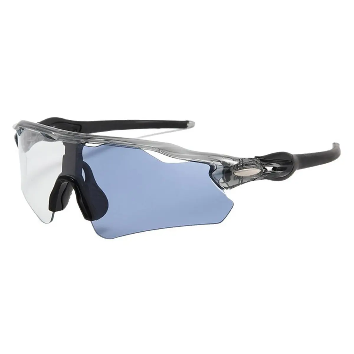 Photochromic Sports Sunglasses| Windproof UV Block Day Night Dual Use for Cycling Running Hiking