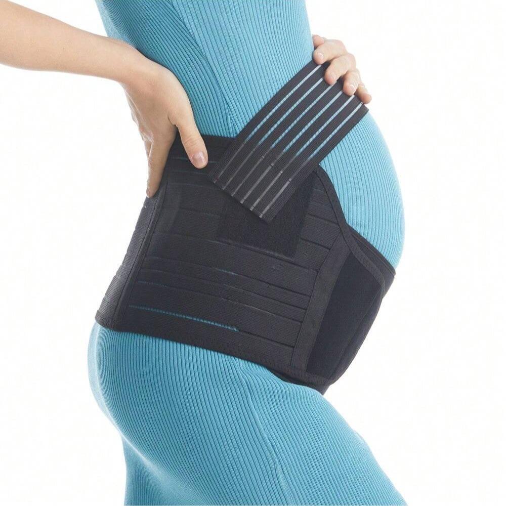 Breathable Adjustable Pregnant Belly Band Waist Support Belt, Plus Size Abdominal Wrap, Comfortable Maternity Belts for Pregnancy