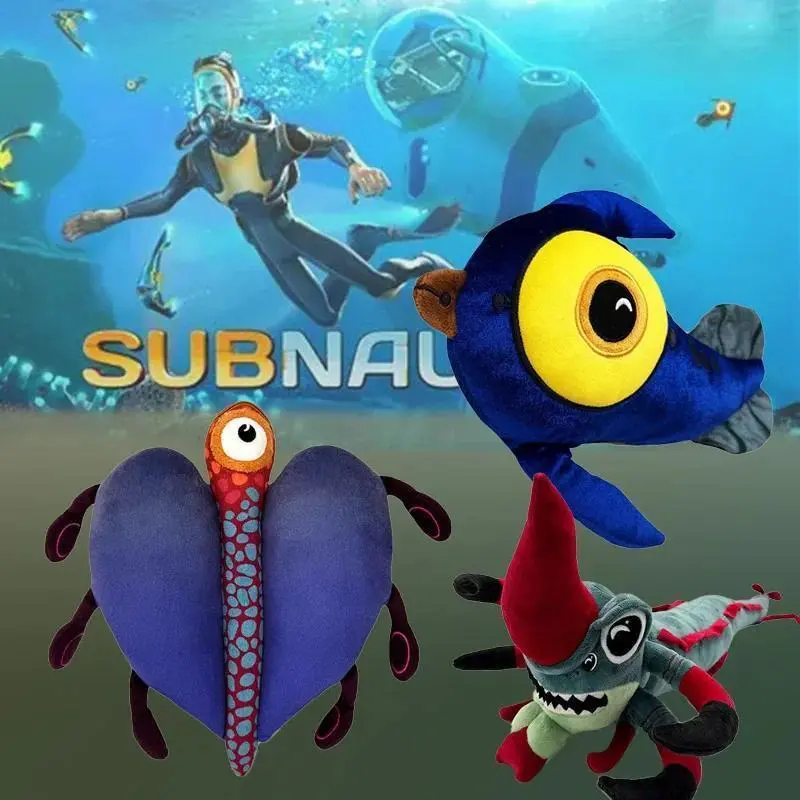 2026 hot item22cm Anime Games Subnautica Plush Doll Toy Cartoon Cute Plush Toy Gifts for fans to accompany Christmas Children's Birthday Gift Popular toys