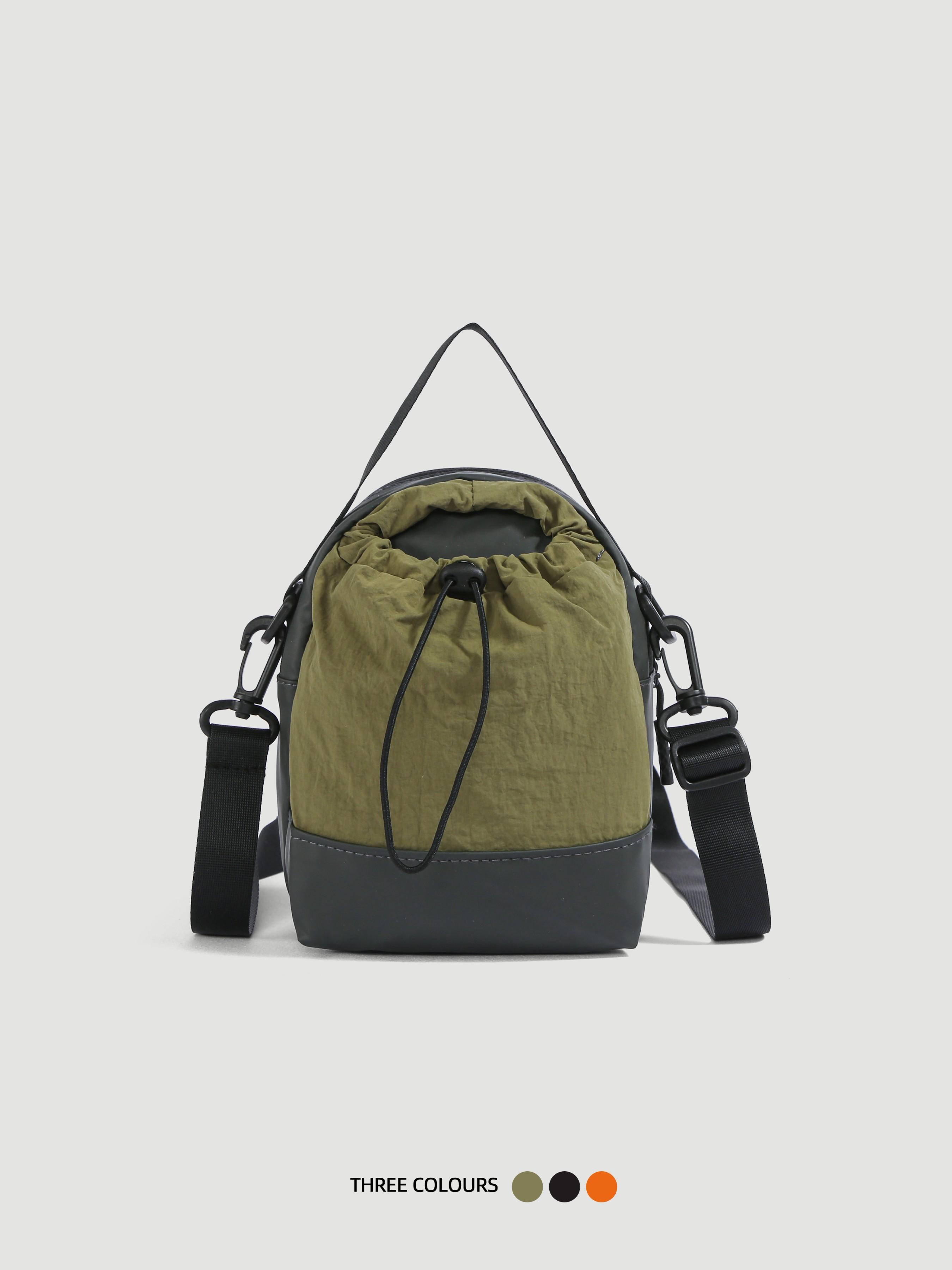 Women's Outdoor Mini Shoulder Bag, Casual Sporty Handbag, Drawstring Crossbody Bag, Travel Phone Pouch, Commuter Bag for All Seasons