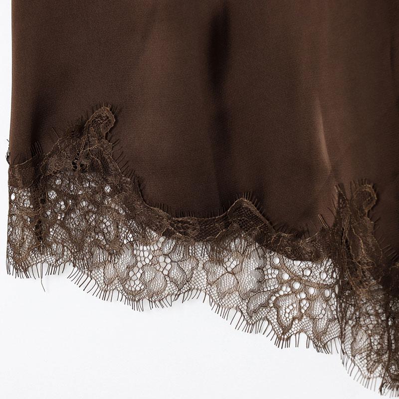 Women's Summer Asymmetrical Beach Midi Dress, Lace Strapless Satin Long Dress, Elegant Formal Sleeveless Patchwork Dress