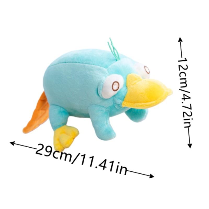 Cute Blue Platypus Plush Toy, Adorable Anime Animal Stuffed Doll, Perfect Gift for Kids, Day, Birthday, Holiday Present