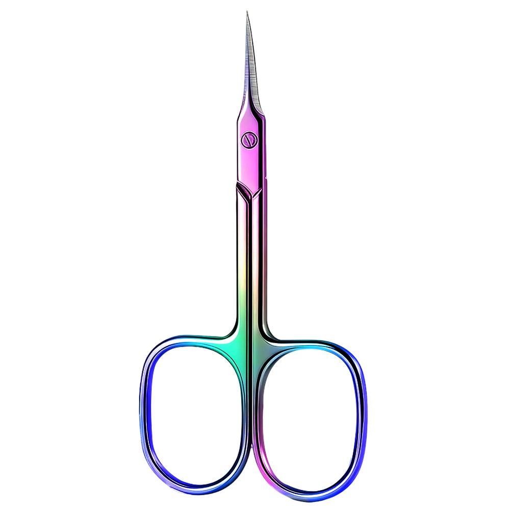 Nail Dead Skin Clipper, Stainless Steel Curved Blade, Multi-Functional Small Scissors for Eyebrows and Lashes, Beauty Tool