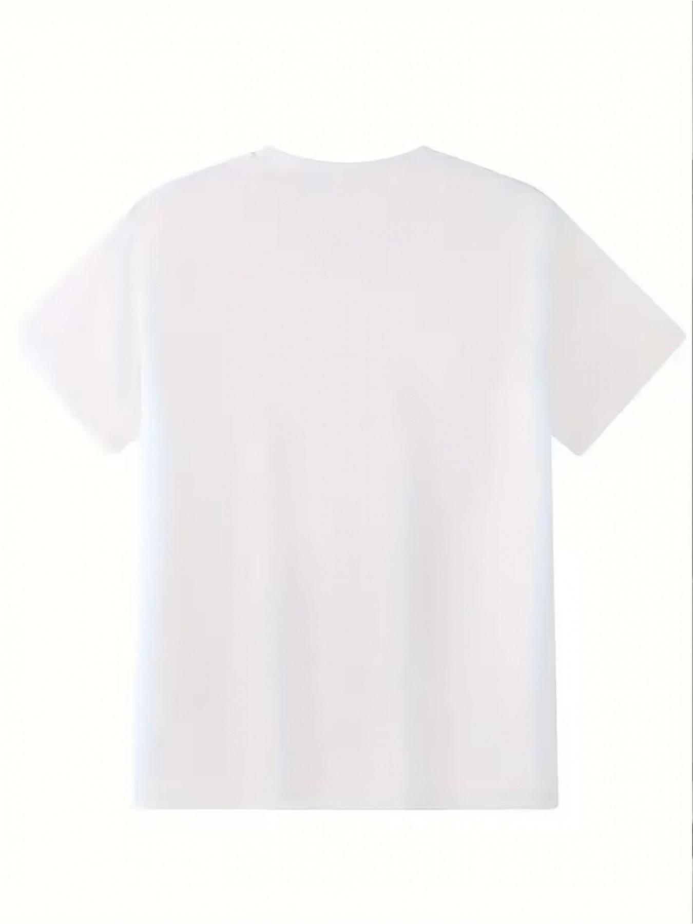 Men's Summer Short Sleeve T-Shirt, Casual Fitted Long Top, Print Pattern, Modern Style, Ideal for Daily Wear, Multiple Colors Available