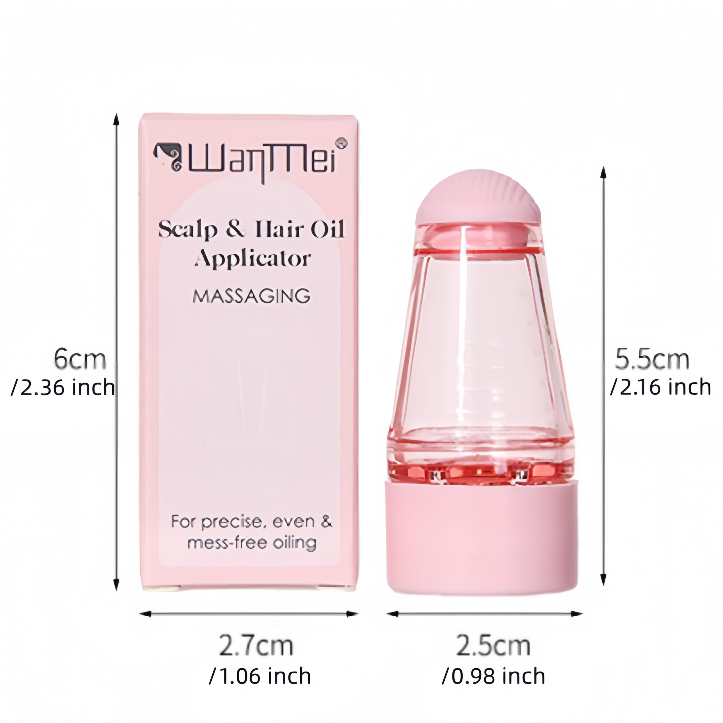 Scalp Applicator Roller with Massage – Precision Hair Growth Serum Applicator for Oily, Dandruff & Hair Loss Care, 2-in-1 Roll-On Scalp Massager, Boosts Absorption, No Waste, Portable for Daily & Travel