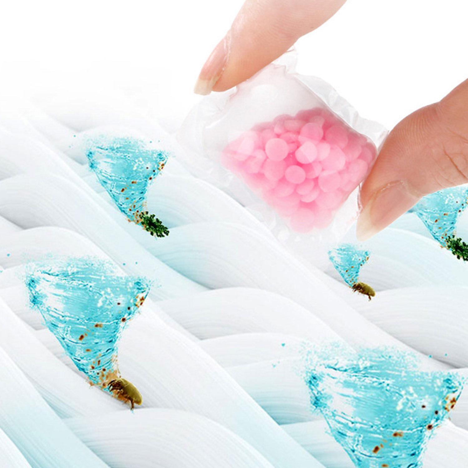 100pcs Laundry Scent Beads, Long-Lasting Fragrance Softener, Odor Eliminator, Color Protection, Fabric Freshener Granules, Home Use