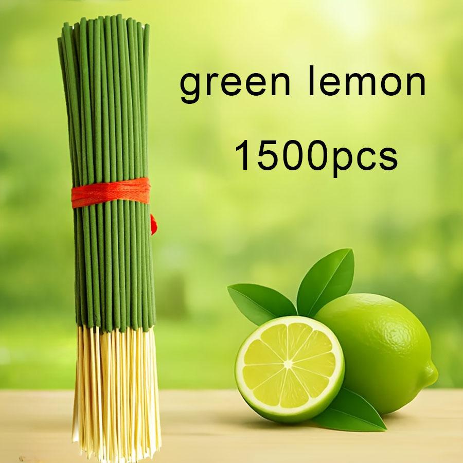 22cm Blue Lemon Incense Sticks, Plant Essential Oil Extract, Lemongrass Scented Freshener, Ideal for Camping, Meditation, Bedroom, Office Air Purification