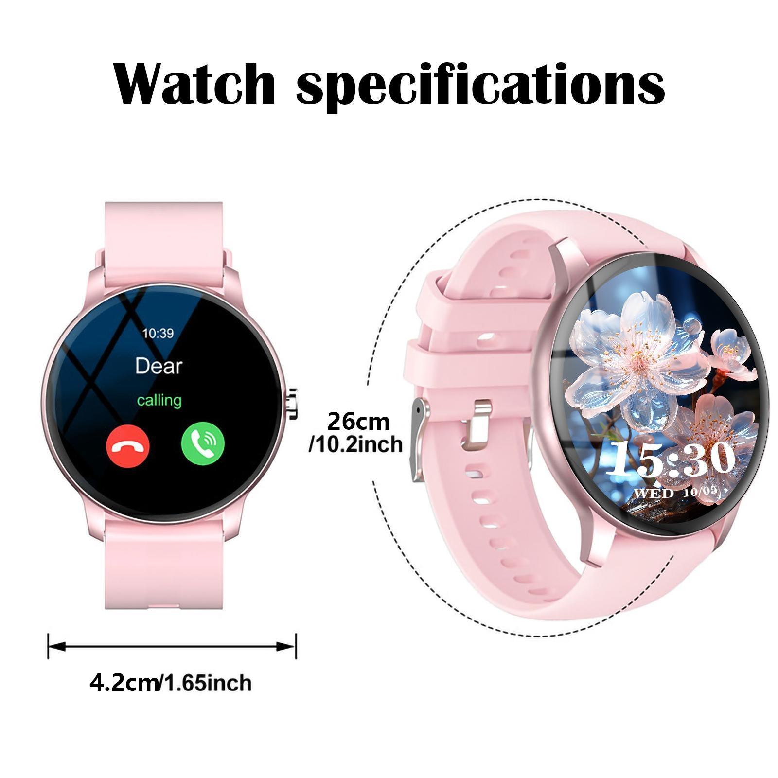 Multifunctional Smart Watch, Fashion Digital Watch with Heart Rate Monitoring and Sleep Tracking, Fitness Tracker Watch, Sports Watch for Women & Men, Wearable
