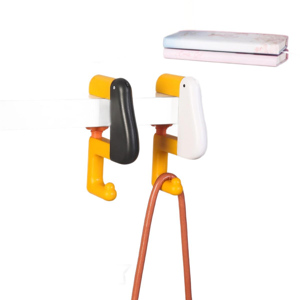 Desk Bag Hook for Students, Adjustable High-Value Desktop Backpack Hanger, Single Pack, Perfect for School Use