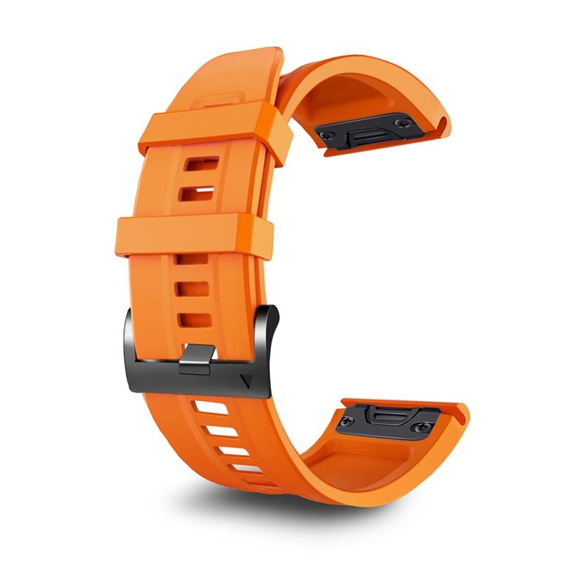 22/26mm quick installation strap, compatible Garmin tactix 8 47/51mm/Descent G2/Mk3i 51mm/Fenix 8 51/47mm/7X/7Pro/6X/6pro/5X/5plus， Soft silicone sports strap compatible with quatix 5/6/7/Epix Pro 51mm/Tactix7 AMOLED/Enduro3 2/Forerunner 955 965