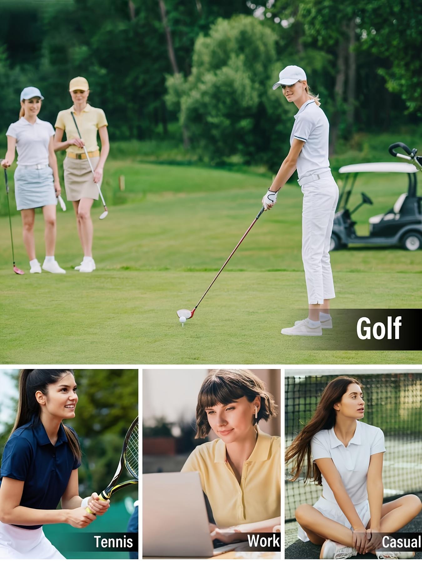 TELALEO 5 value pack Women'S Polo Shirts Short Sleeve 4 Buttons Collared Uniform Tops Moisture-Wicking T-Shirts For Work & Casual dealsforyoudays