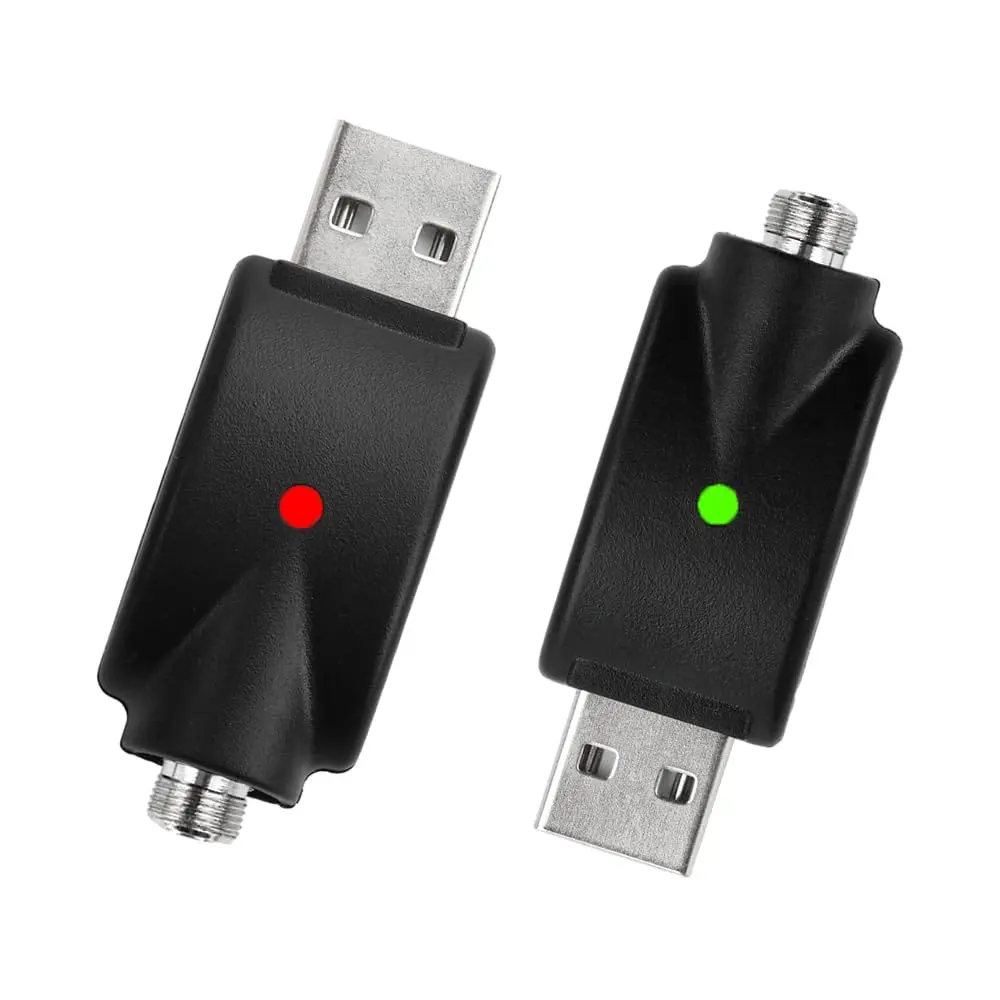 USB Thread , Charger , 510 USB Charger  Adaptor with LED ,Overcharge Protection Adapter with LED  Adapter for  Soldering Iron 2 count