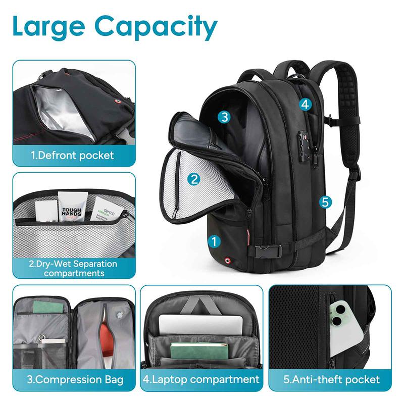 backpack travel scene