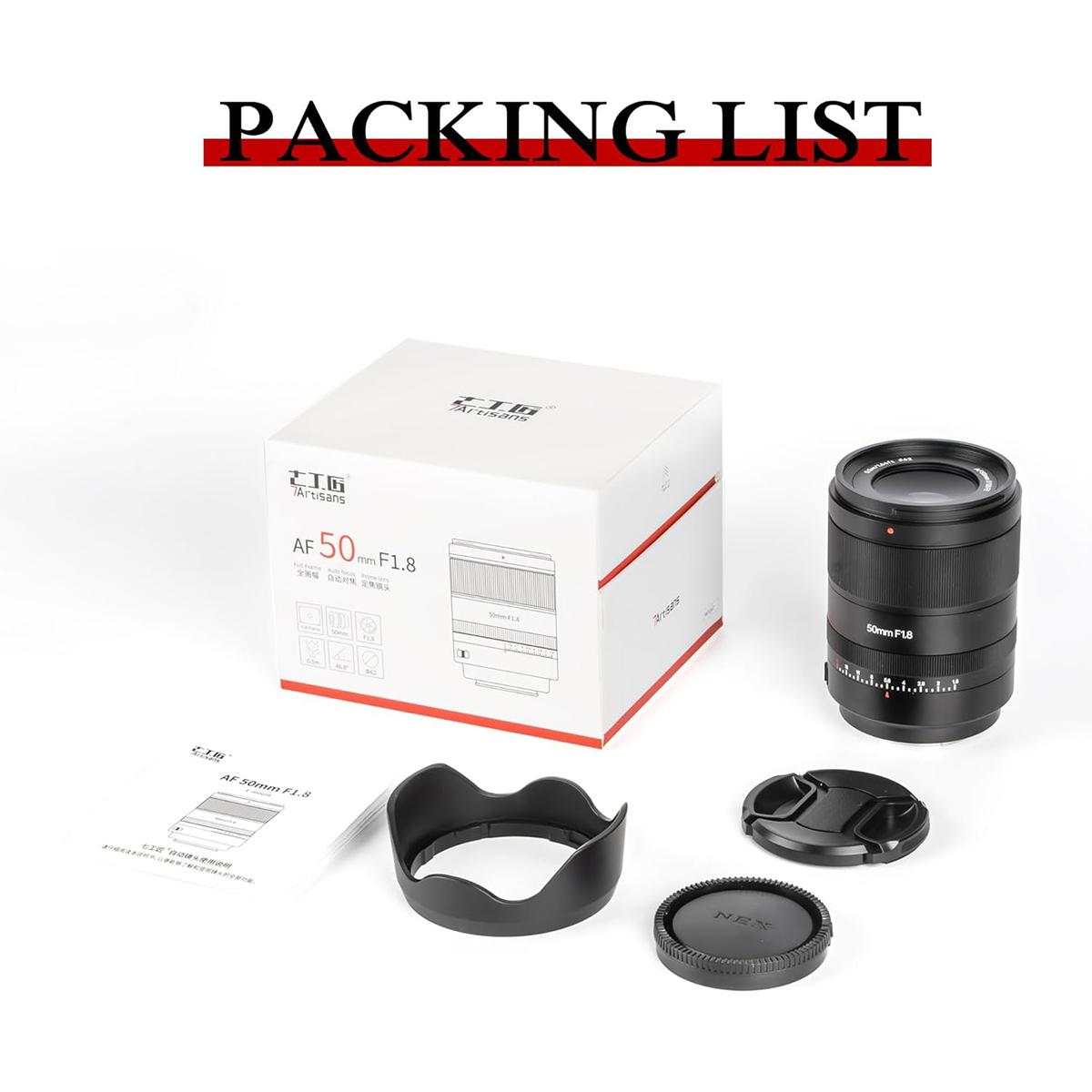 7artisans AF 50mm F1.8 Auto Focus Camera Lens for Nikon Z Mount,Full Frame, S M,/ ,for Nikon Z Series: Z7‖, Z6‖, Z5, Z6, Z7, Z9, Z50