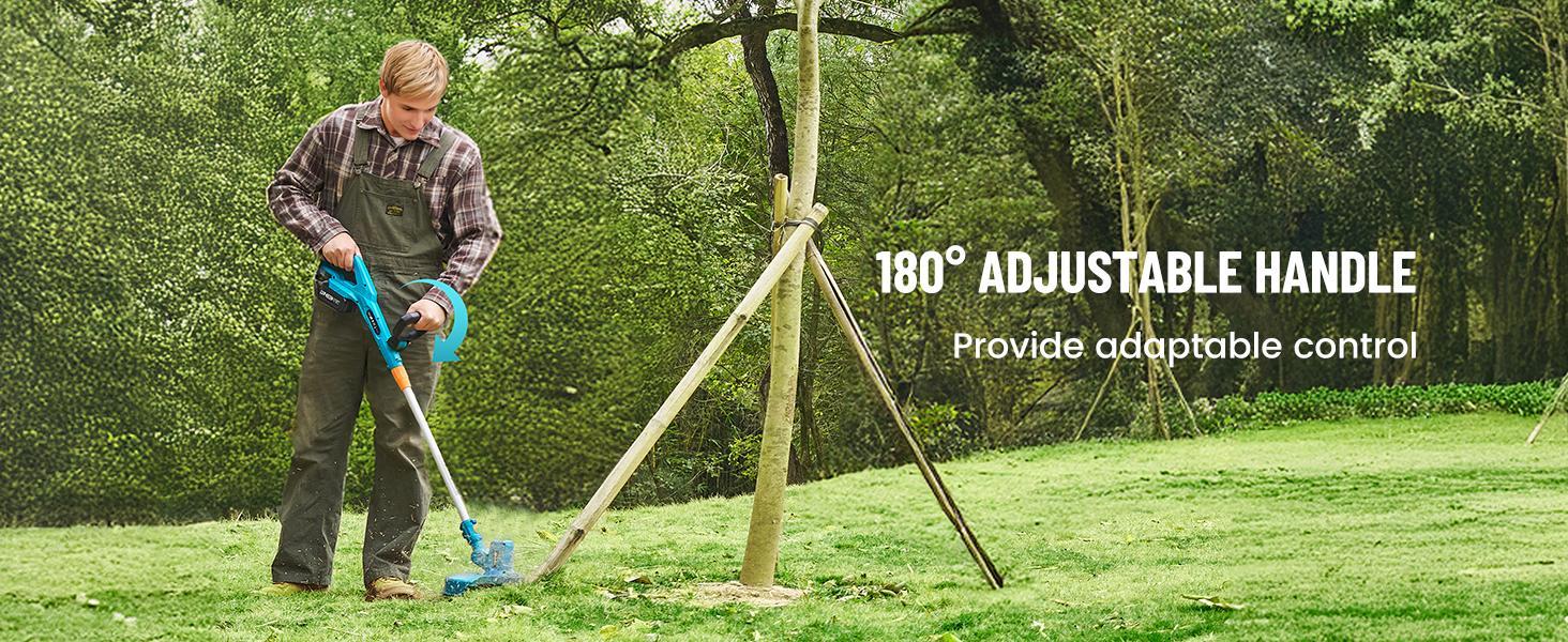 【Seesii】 String Trimmer, 12’’ Cordless Weed Wacker & Edger with 2 * 4.0Ah Batteries - Electric Lawn Mower with 1.3’’/2.1’’ Adjustable Deck - 3-in-1 Battery Lawn Mower for Garden/Yard Outdoorfun 【Seesii】 String Trimmer, 12’’ Cordless Weed Wacker & Edger with 2 * 4.0Ah Batteries - Electric Lawn Mower with 1.3’’/2.1’’ Adjustable Deck - 3-in-1 Battery Lawn Mower for Garden/Yard Outdoorfun