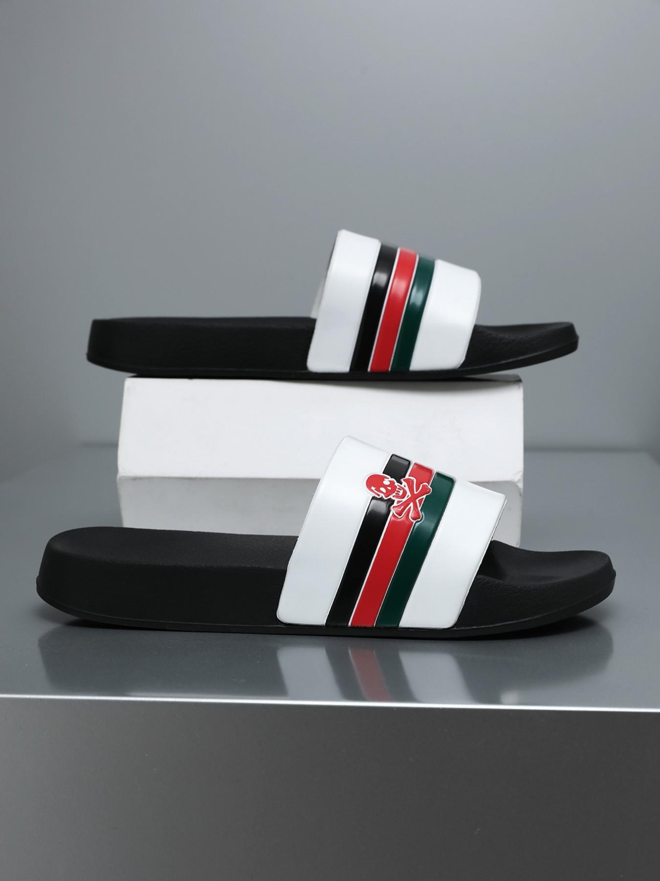 Men's Fashion Summer Lightweight Breathable Slippers, Couples Soft Anti-Slip Durable Home Bathroom Shoes, Eva Sole Comfort Indoor Outdoor