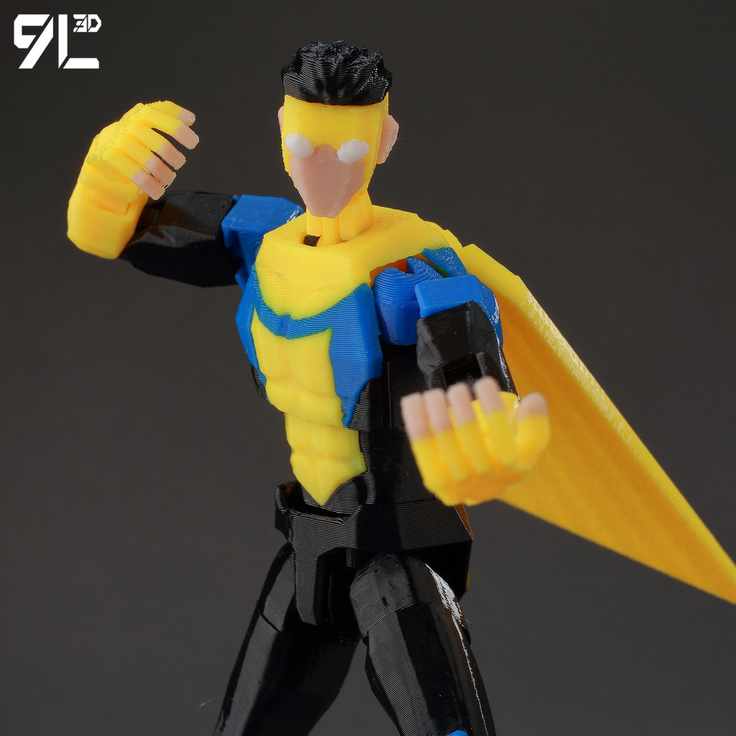 9L3D Printed Invincible Boy Invincible Mark 1.0 Version Titan13 T13 Dummy13 Multi-Jointed Movable Action Figure Collectible Toys 9L3D Printed Invincible Boy Invincible Mark 1.0 Version Titan13 T13 Dummy13 Multi-Jointed Movable Action Figure Collectible Toys