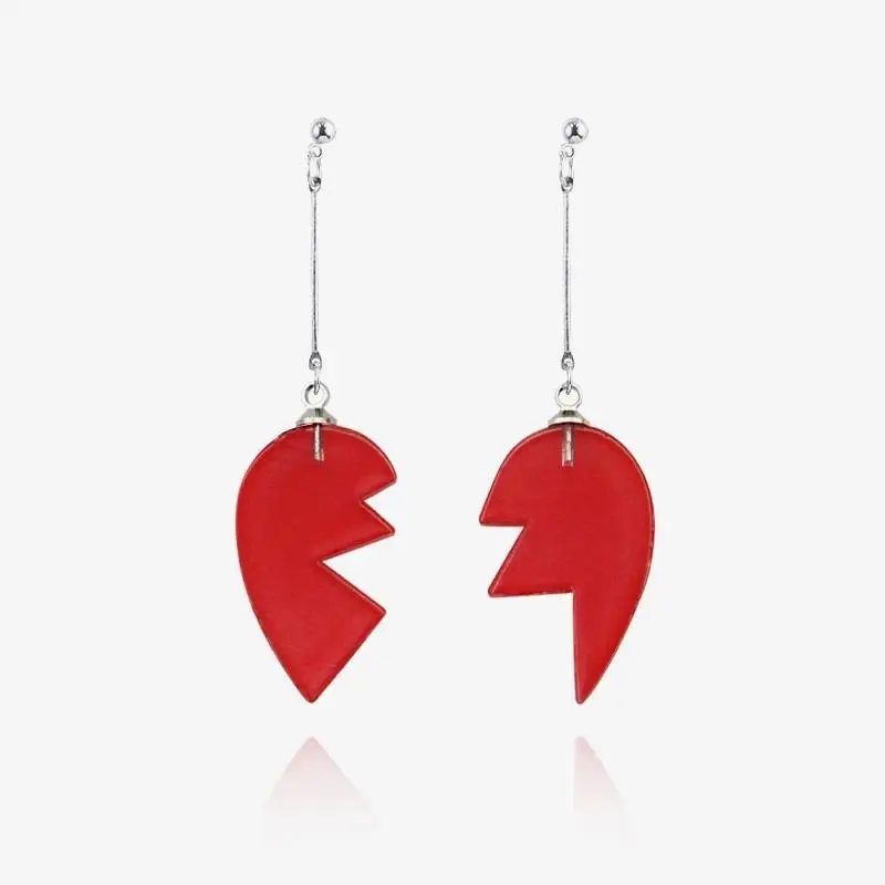 Anime Bizarre Adventure Drop Earrings Cosplay Props Kakyoin Noriaki Cherry Earrings Ear Clip Men Girl Jewelry Cartoon Gift