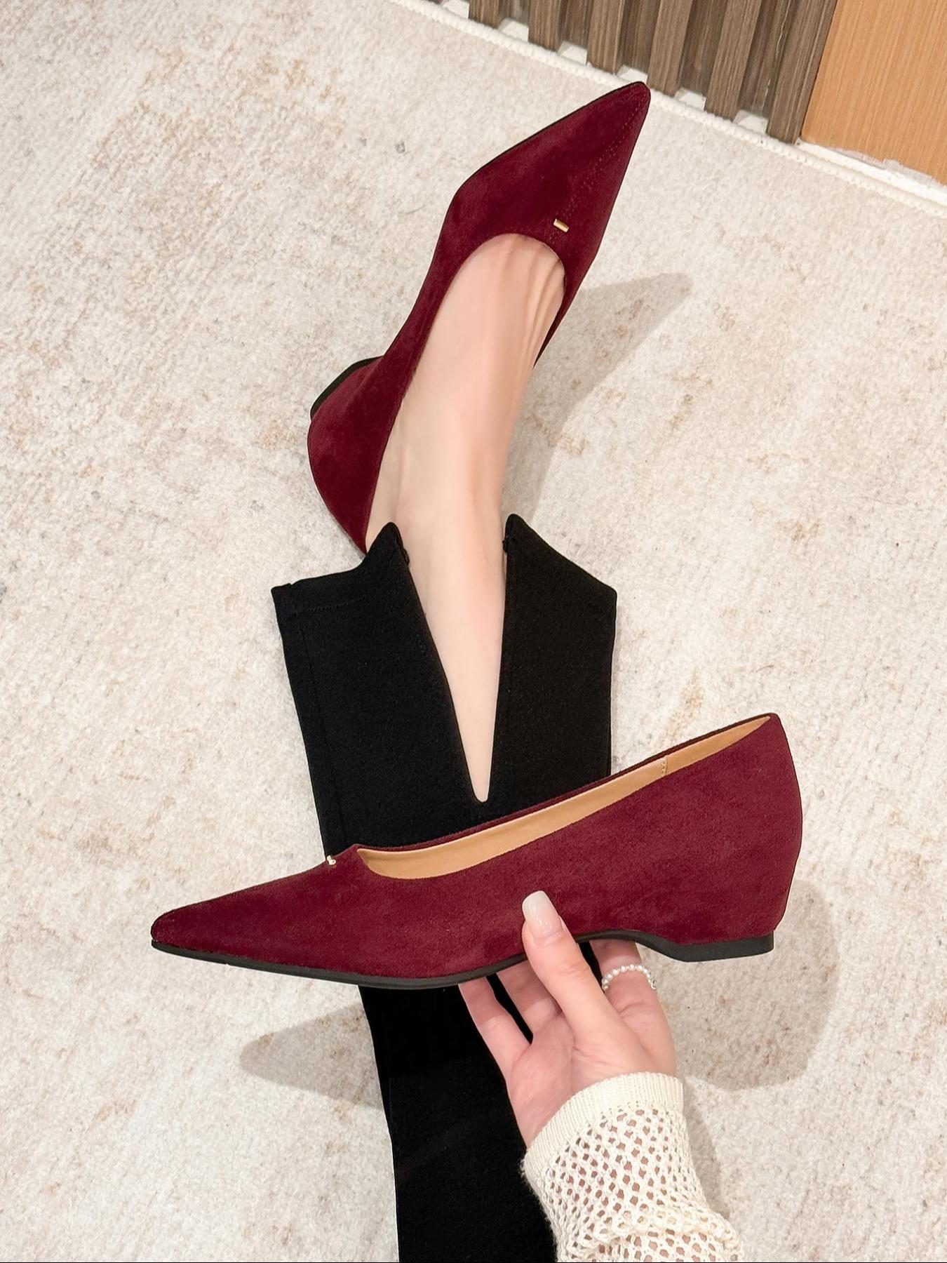 Women's Pointed Toe Flat Shoes, Elegant Textile Upper, Medium Width, All Season Fashion Sneakers, New Style Casual Footwear, Walking Shoes, Flats Shoes