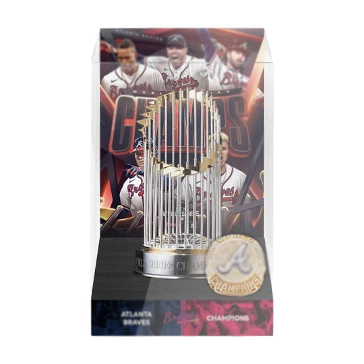 1990-2025 American Baseball Champion Trophy Set With Display Case Fan Gift, Perfect for Collectors and Sports Enthusiasts