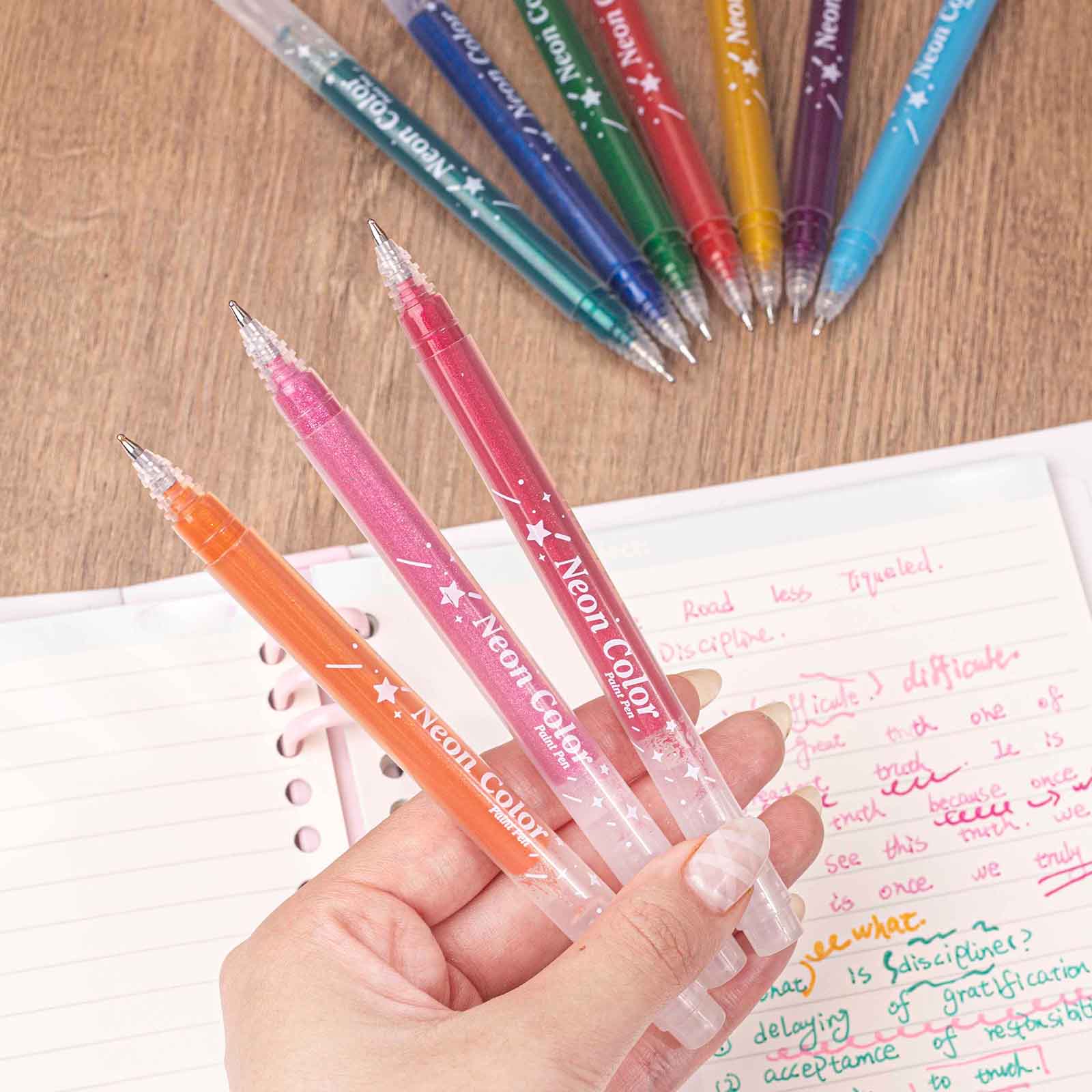 Glitter gel pen ,Metallic Vibrant Sparkle gel pens for coloring,glitter pens for adults,colored gel pens for Adult Coloring Books and Drawing tiktokshopblackfriday Sketch Art Marker Waterproof Paint Marker