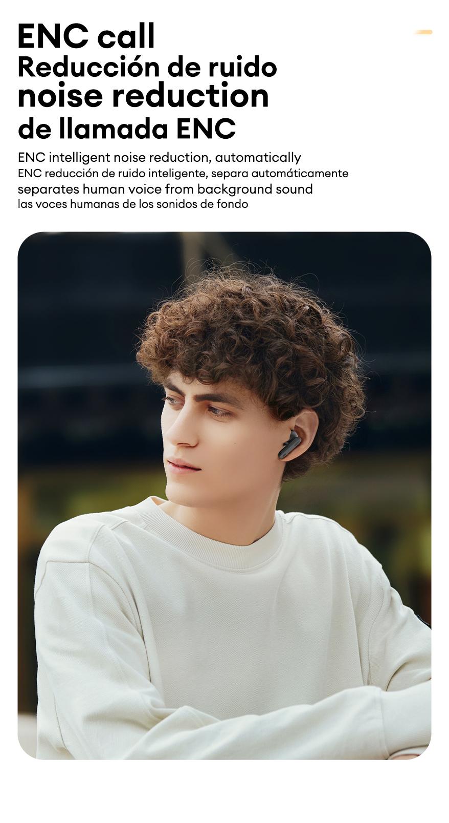 HYUNDAI TOUR-MAX7 Wireless Bluetooth Earbuds HIFI Dolby Panoramic Sound In-Ear Headset, Ultra-Long Battery Life Headphones Support ENC Call Noise Reduction