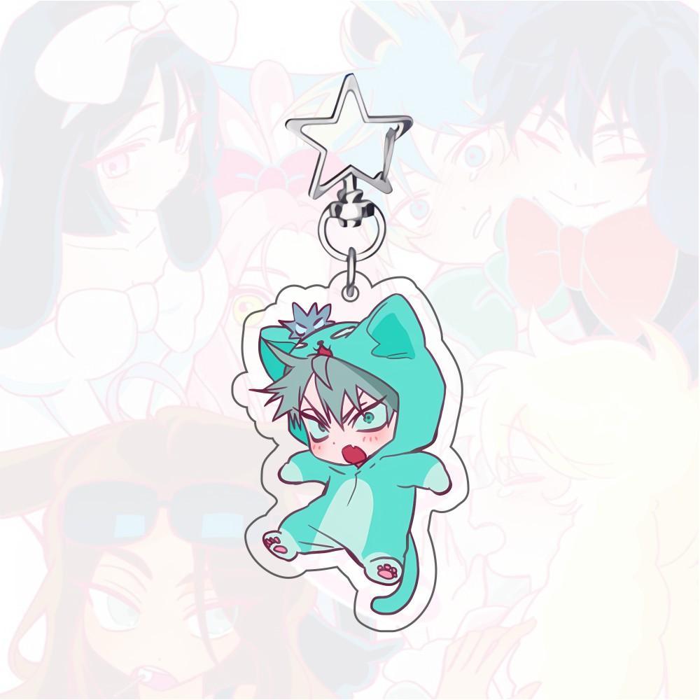 Anime ALIEN STAGE Keychains Pendant Car Key Chain Acrylic Stand MIZI SUA TILL IVAN HYUNA LUKA Fans Gifts cosplay Accessories