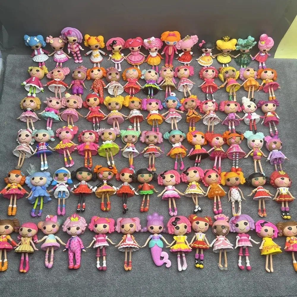 8-10cm Mini Lalaloopsy Little Sister Dolls, Multi-Style PVC Figure Toys Holiday Gifts for Girls Kids