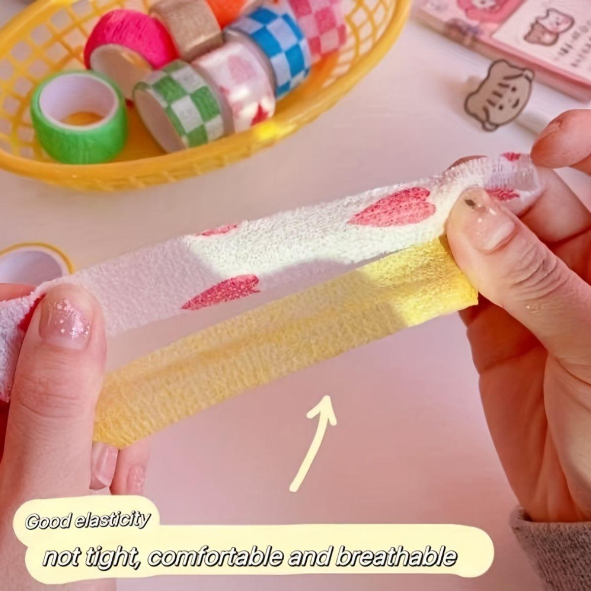 Elastic Self-Adhesive Bandage for Pets, Cute Design, Multiple Sizes Available, Ideal for Ankles, Hands, Knees, Paws, Dogs, Cats