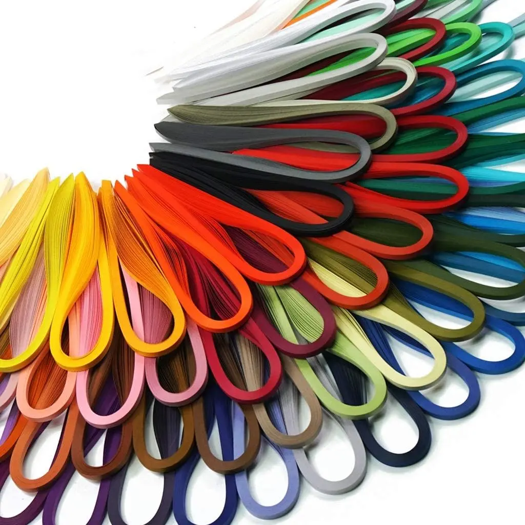 Paper Quilling Set 72 Colors and 72 Packs, Paper Width 3mm (0.12 in.)