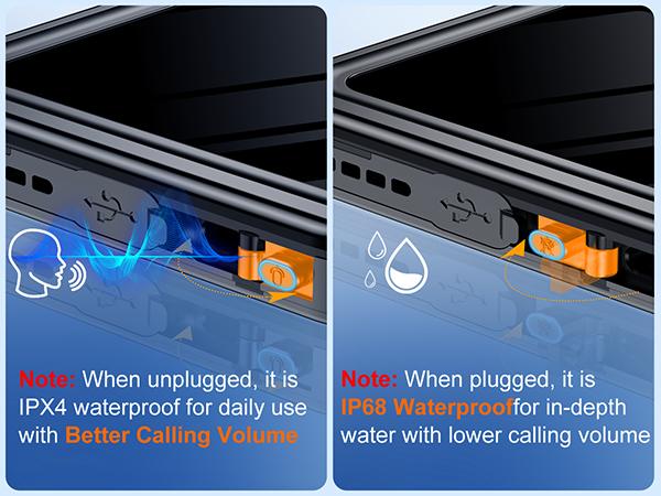 [3-in-1] Temdan Phone Case|Built in Screen Protector|Camera Lens Protector for iPhone 17/16/15/14 Pro Max/Pro/Plus/Air Case Waterproof, Shockproof, Magnetic Charging,Swimming, Snorkeling, Hiking, Riding, Boating, SummerBeach