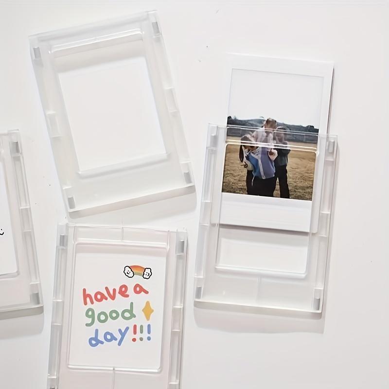 10 Magnetic Photo Frames, Mini Photos & Film Display, Classic Vertical Design, Durable, Home Memory Showcase, Photography Lovers