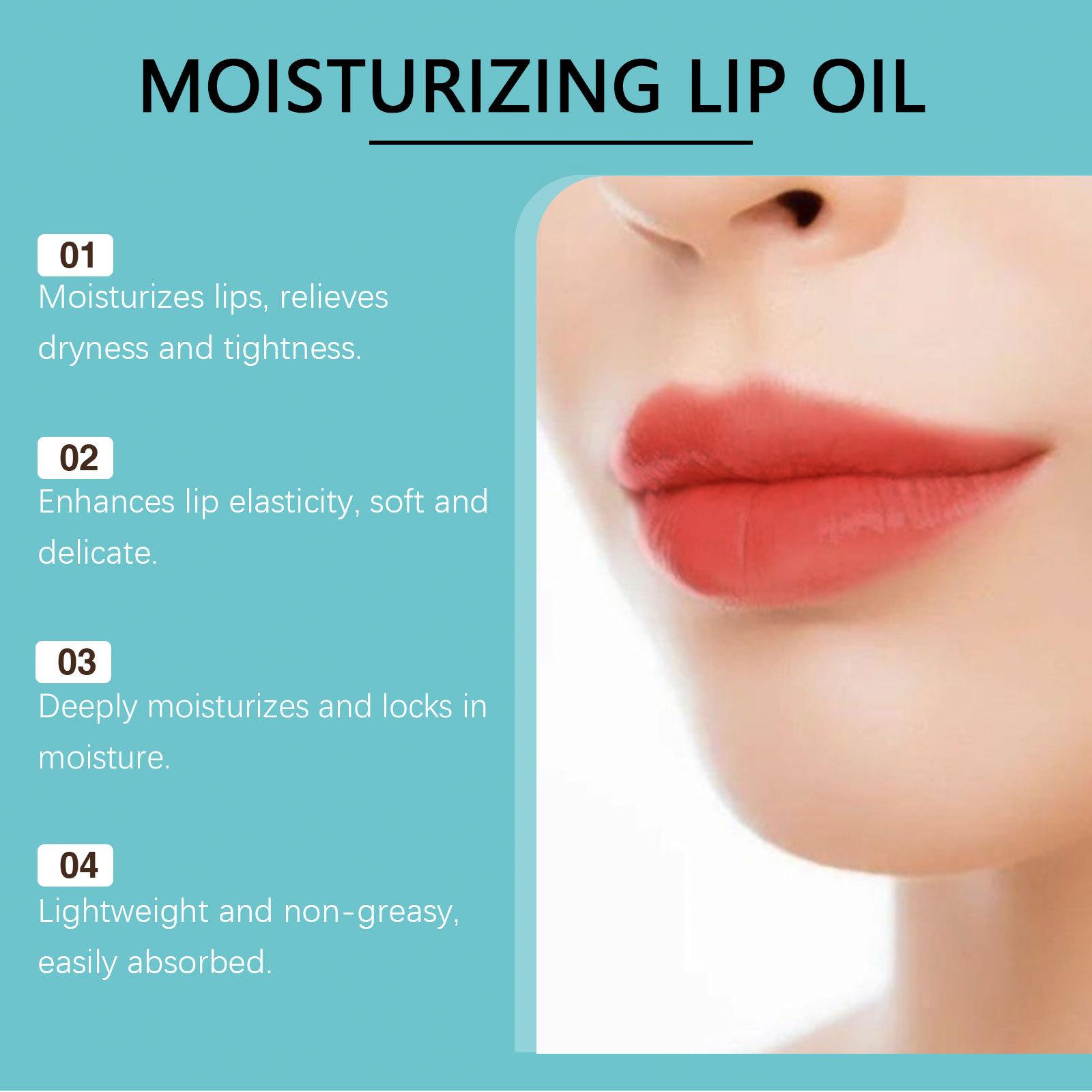 Hydrating Lip Oil Moisturizing Lip Balm Transparent Lip Gloss Lip Primer Serum Essential Lip Care