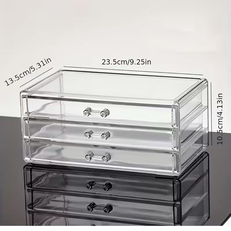 Stackable Desktop Storage Box, Large Capacity Organizer, Ideal for Pencils, Markers, Cosmetics, Small Items, Multi-Purpose Storage Solution