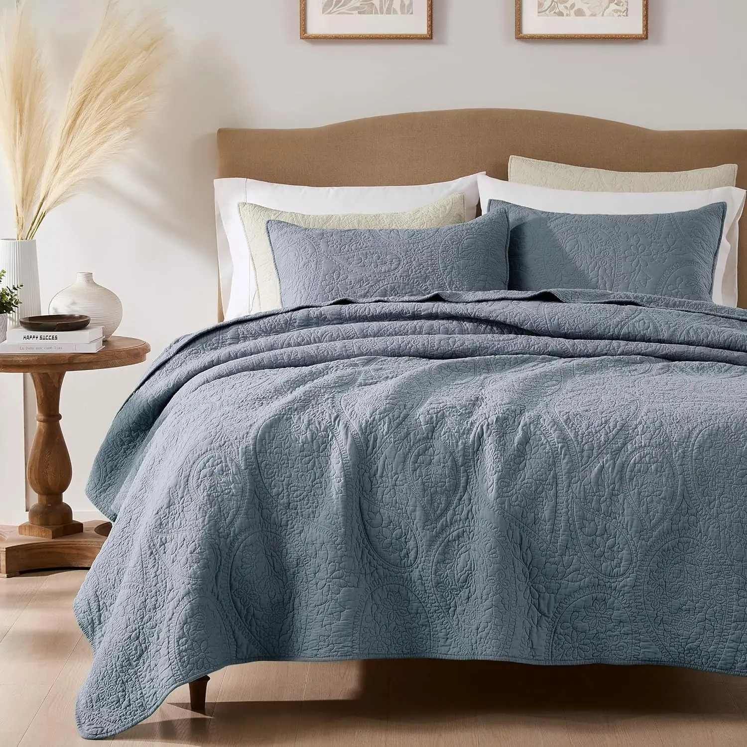 Paisley-dusty Blue