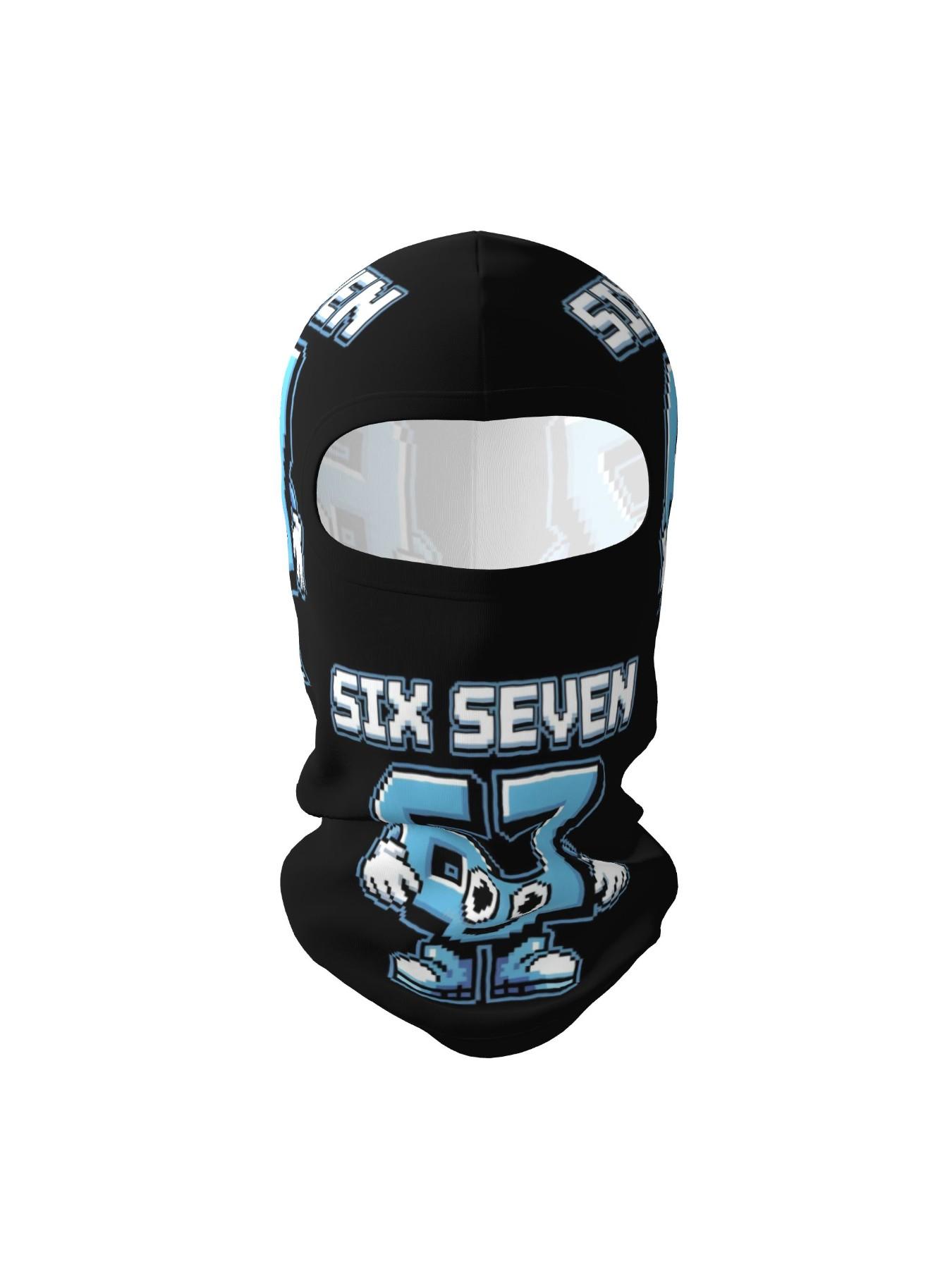 1 piece 67 Meme Gen Alpha Slang Face Mask Full Coverage Windproof Breathable Face Mask with for Muertos Lightweight Durable Ideal Costume Party Accessory Gift