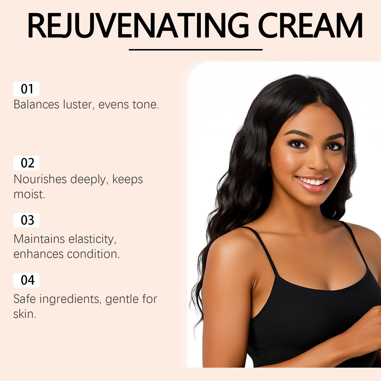 Gentle Nourishing Face Cream, Moisturizing & Hydrating, Smooths & Softens Skin, Daily Use Facial Care Lotion, Brightening Effect