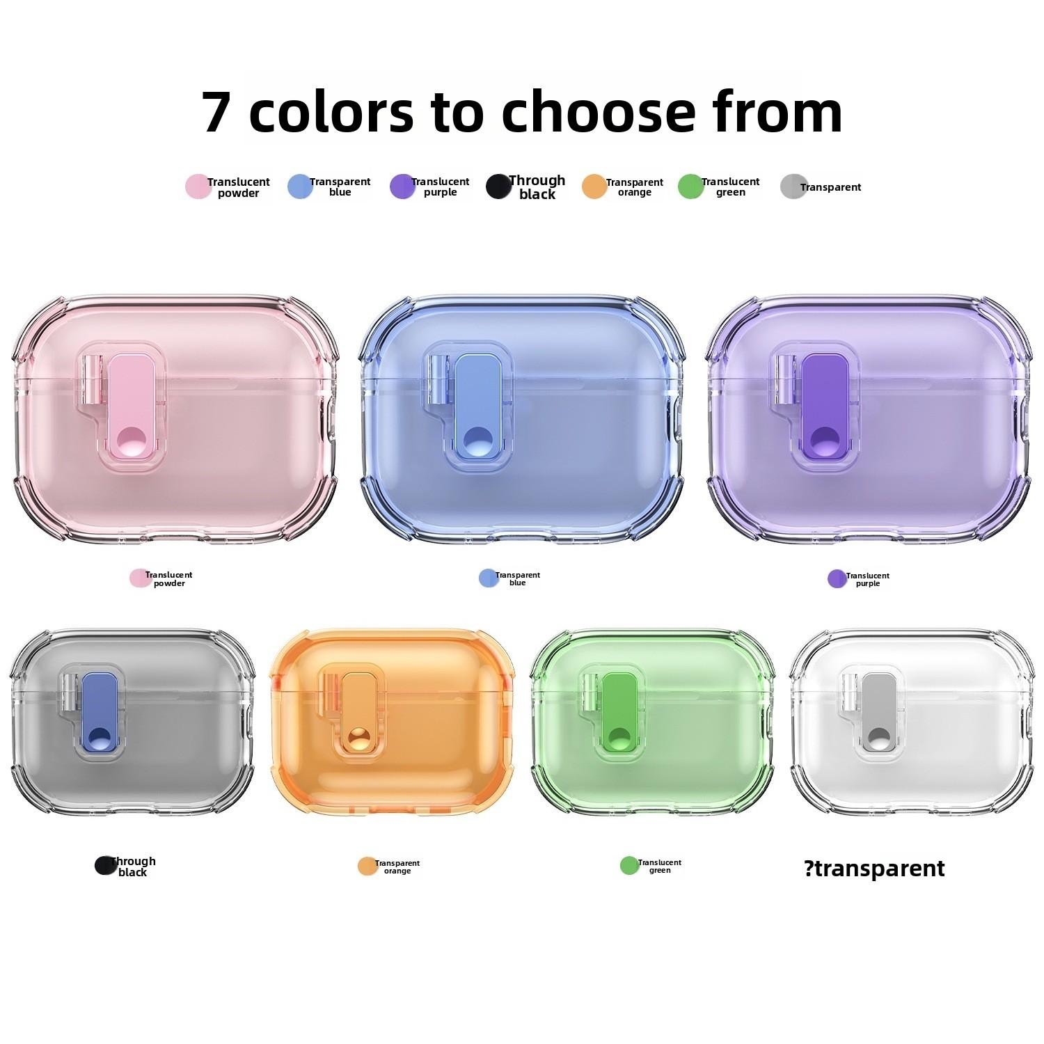 Compatible with Airpodspro3/pro2 Apple protective case, 3rd generation automatic pop-up cover, 4th generation Bluetooth earphone case