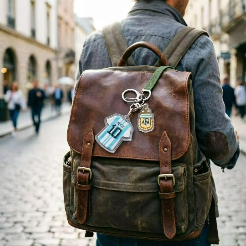 2026 World Cup Style Jersey Keychain, Messi Neymar Ronaldo Mbappe, Fashion Accessory, Sports Memorabilia, Unique Gift Idea