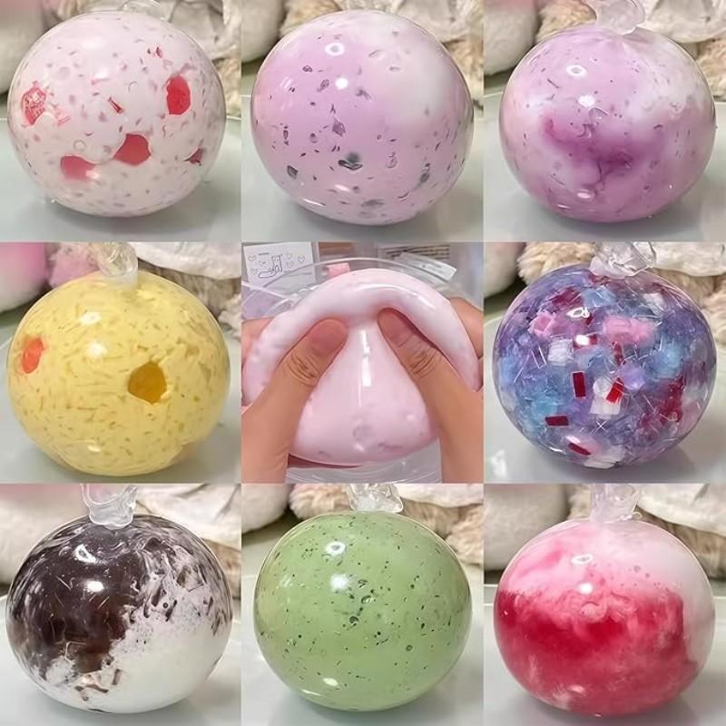 DIY Stress Ball Making Kit, Includes 6 Filler Packs, 10 Transparent Blank Skins, 15ML Glue, Expansion Tool, Ideal for Adult Relaxation DIY Stress Ball Making Kit, Includes 6 Filler Packs, 10 Transparent Blank Skins, 15ML Glue, Expansion Tool, Ideal for Adult Relaxation