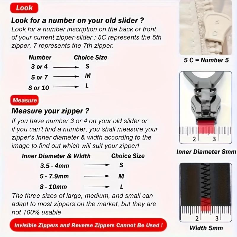 24pcs Universal Zipper Repair Kit for Instant Zipper Fixes, No Sewing Required, Suitable for Jackets, Luggage, Bags - Durable Replacement Zipper Sliders with Easy-to-Install Tools, Jacket Fix, Quick Fix Solution, Outdoor Enthusiasts, Diy Repairers