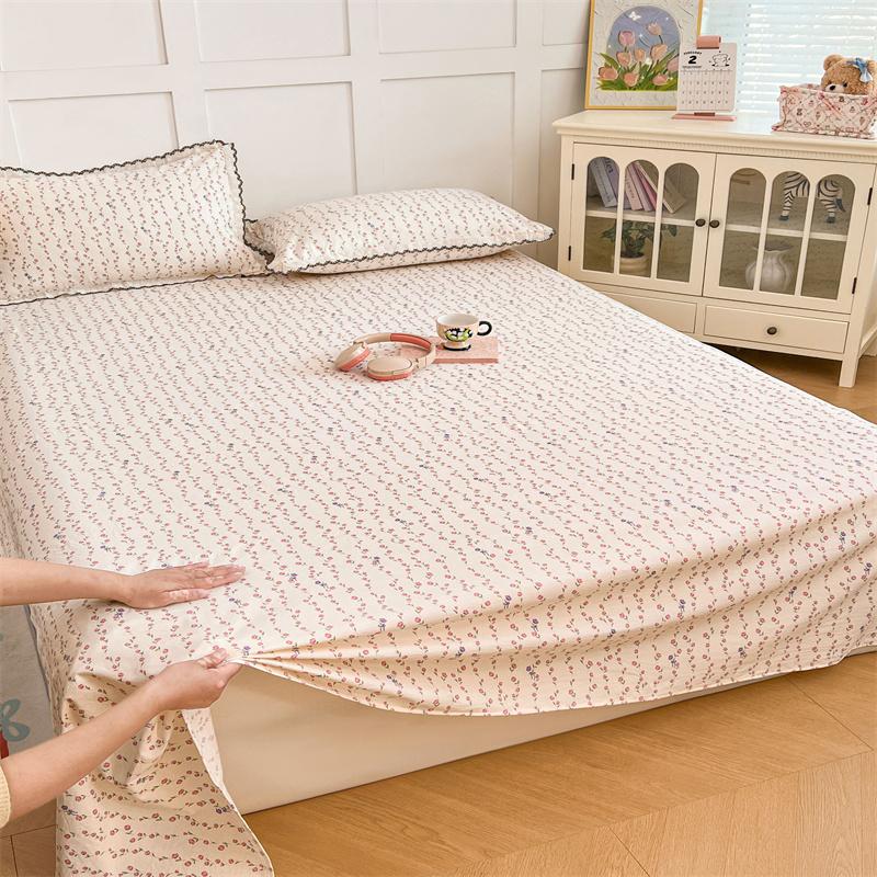 High-Quality Floral Sheet, Soft and Breathable, Lightweight, Suitable for All Seasons, Ideal for Bedroom and Guest Room