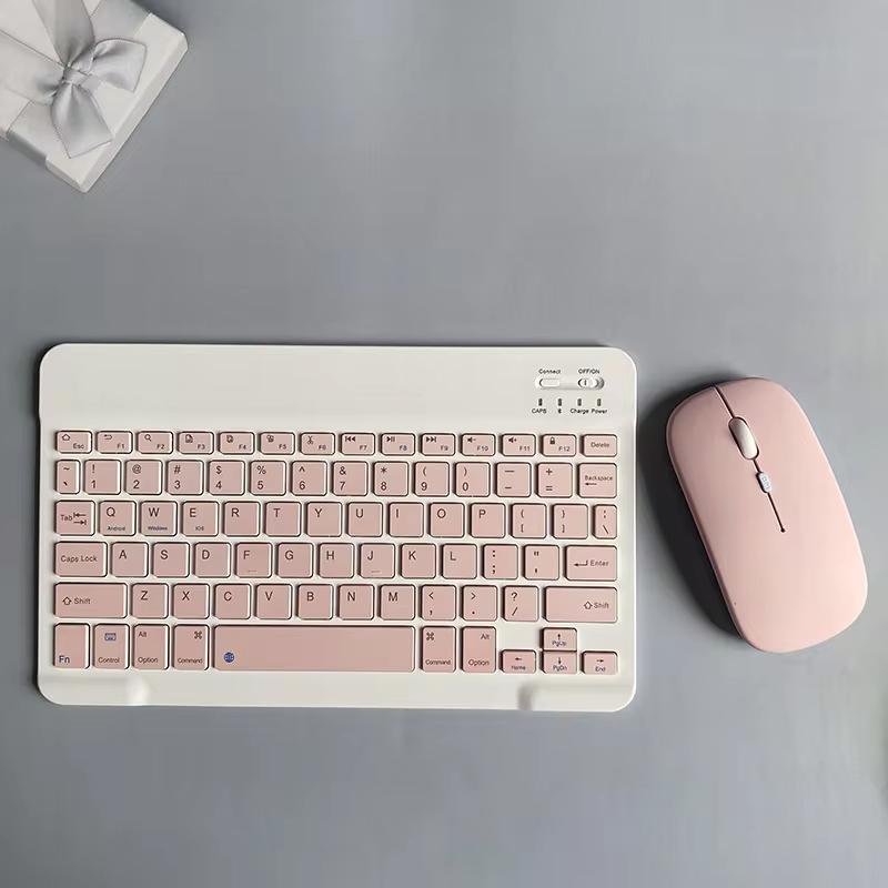 Wireless Bluetooth keyboard and mouse, lightweight keyboard and mouse, standby time of 200 days, 400 mAh battery, 5 million tapping life, Bluetooth effective distance up to 10 meters