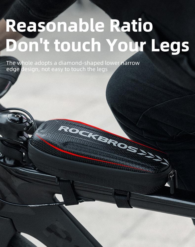 ROCKBROS Scooter Storage Bag Scooter Front Hanging Bag Waterproof Scooter handlebar Bag Folding Bike EVA Hard Shell Scooter Frame Bag ROCKBROS Scooter Storage Bag Scooter Front Hanging Bag Waterproof Scooter handlebar Bag Folding Bike EVA Hard Shell Scooter Frame Bag