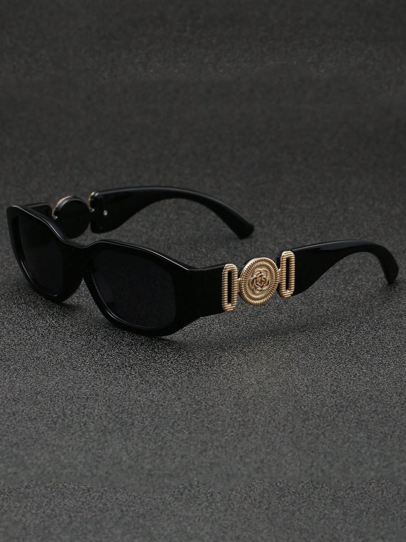 Women's Fashion Glasses with Animal Print, Sporty Style, Anti-Wind & Sand, PC Material, Accessories, All Seasons